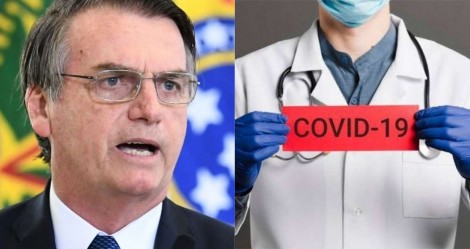 Bolsonaro beneficiará profissionais da saúde residentes com R$ 667,00