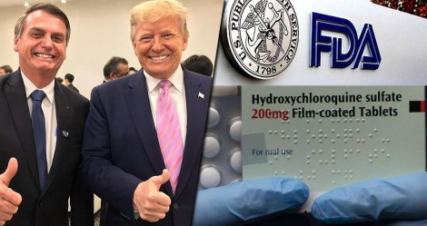 FDA, nos EUA, libera a hidroxicloroquina e a turma do “quanto pior, melhor” terá que se curvar ao “remédio de Trump e Bolsonaro”