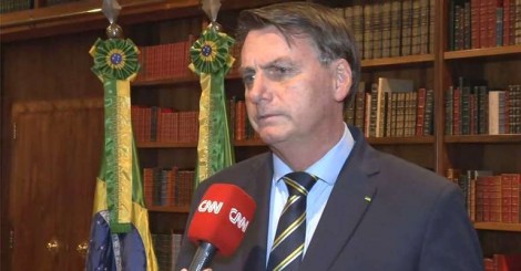 O “recado” dado pelo presidente Bolsonaro na CNN: Estão quebrando o país para tomar o poder (veja o vídeo)
