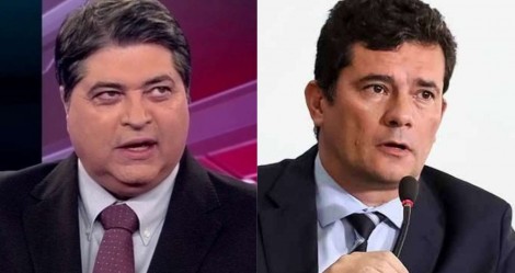 Fotomontagem: Datena e Moro