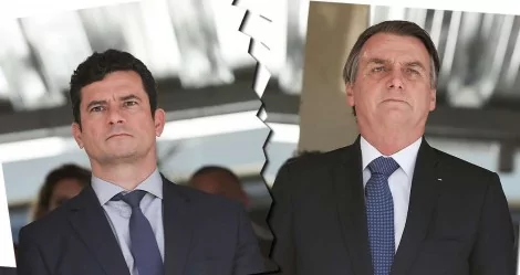 Sergio Moro e Jair Bolsonaro