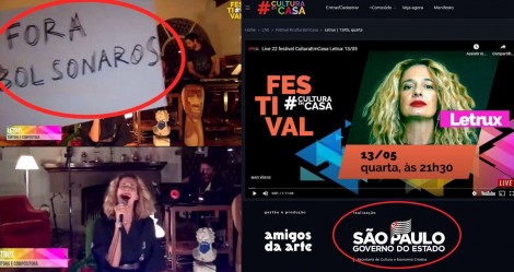 "Artista" usa live paga com dinheiro público para atacar Bolsonaro (veja o vídeo)