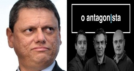 Tarcísio desmente cabalmente 'fake news' de O Antagonista