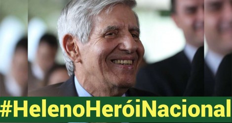 Povo abraça general Heleno e ‘#HelenoHeróiNacional’ chega ao topo dos Trending Topics