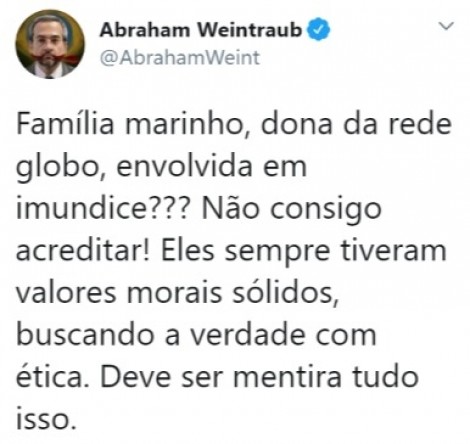 470x0_1597499223_5f37e7574fb15_hd Weintraub ridiculariza Globo após denúncia de doleiro