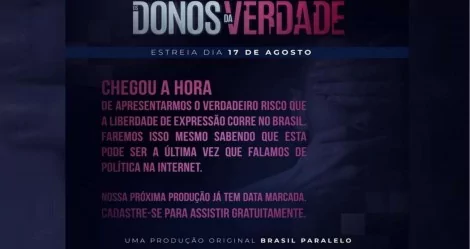 Foto Divulgação: Brasil Paralelo