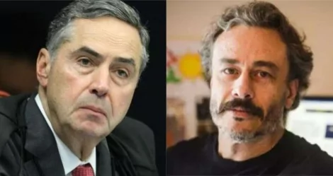 Fotomontagem: Luís Roberto Barroso e Guilherme Fiuza
