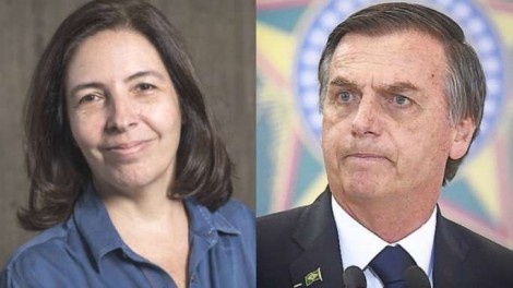 Mônica Bergamo da Folha sugere “golpe” contra Bolsonaro