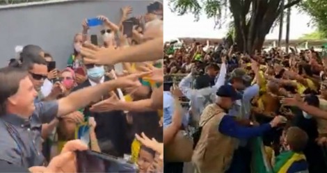 Na terra do comunista Flávio Dino, Bolsonaro é recebido por enorme multidão em festa (veja o vídeo)