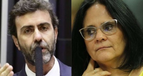 Damares detona 'piada' de Freixo: "Tonto, abestado, bobo. Está se borrando de medo"