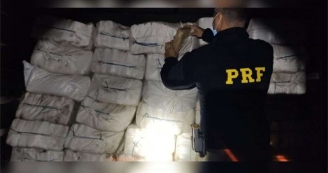 Na cola do tráfico, PRF apreende 1,2 tonelada de maconha no Pará (veja o vídeo)