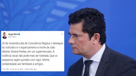 Quem diria, Moro também tenta ‘lacrar’ com a narrativa de racismo no caso João Alberto