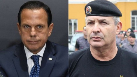 Coronel perde a paciência com Doria e detona: “Sacana! Covarde!” (veja o vídeo)