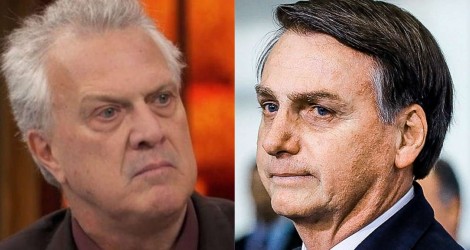Destilando "ódio", Pedro Bial parte para "agressão" a Bolsonaro (veja o vídeo)
