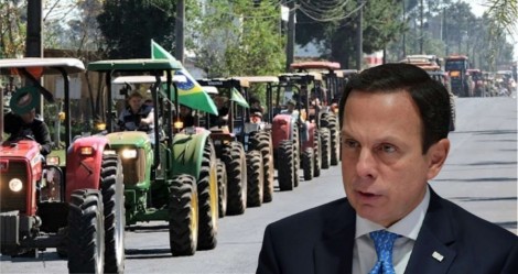 “Tratoraço” contra João Doria une 150 sindicatos rurais (veja o vídeo)