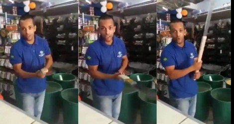 Segurando um facão, homem faz ameaças a Bolsonaro e seus eleitores (veja o vídeo)