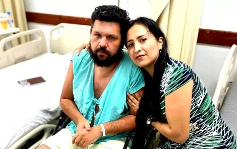Oswaldo Eustáquio e Sandra Terena