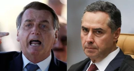 Jair Bolsonaro e Luis Roberto Barroso