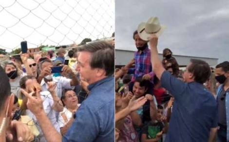 AO VIVO: De surpresa, Bolsonaro vai ao interior de Goiás e é ovacionado pelo povo (veja o vídeo)