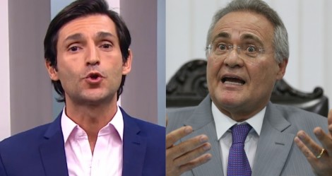 Em ato de extrema coragem, comentarista puxa a extensa “capivara” de Renan Calheiros (veja o vídeo)
