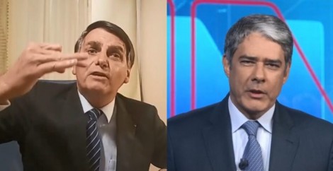 Bolsonaro detona o Jornal Nacional: "Não assisto essa porcaria" (veja o vídeo)