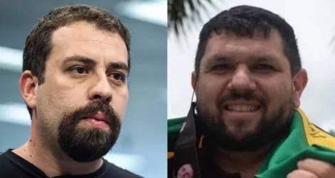 Fotomontagem: Guilherme Boulos e Oswaldo Eustáquio (Reprodução)