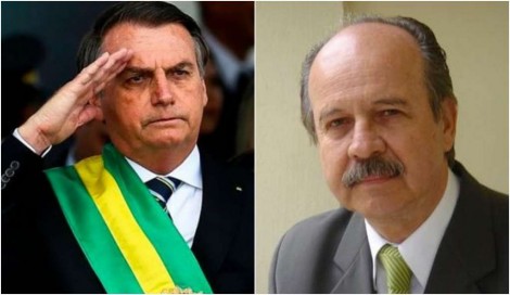 Bolsonaro e Políbio Braga - Fotomontagem 