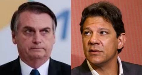 Jair Bolsonaro e Fernando Haddad - Foto: Reprodução