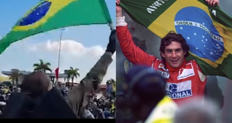 Bolsonaro emociona multidão ao fazer gesto semelhante ao de Ayrton Senna (veja o vídeo)