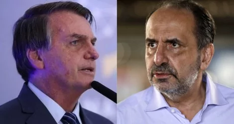 Jair Bolsonaro e Alexandre Kalil - Foto: Reprodução