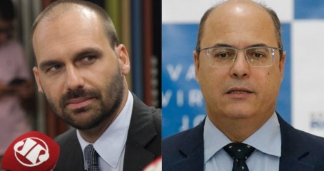 Eduardo Bolsonaro detona Witzel e expõe a "covardia" do ex-governador: "Correu como um rato" (veja o vídeo)