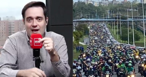 Apresentador critica omissão da grande mídia em motociata em Salvador: “A internet é forte, as pessoas sabem da realidade” (veja o vídeo)