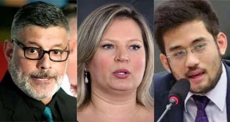 Alexandre Frota, Joice Hasselmann e Kim Kataguiri - Foto: Agência Brasil