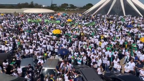 Em defesa da legalização do porte e posse de armas, multidão toma conta de Brasília (veja o vídeo)