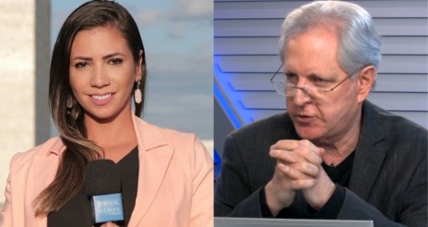 Ao vivo, Augusto Nunes rasga elogios a repórter do JCO por ter enquadrado Renan e Randolfe (veja o vídeo)