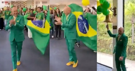 Hang é recebido de forma emocionante por funcionários da Havan, após impor à CPI vexatória derrota (veja o vídeo)
