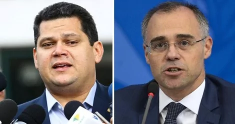 Davi Alcolumbre e André Mendonça - Foto: Agência Brasil