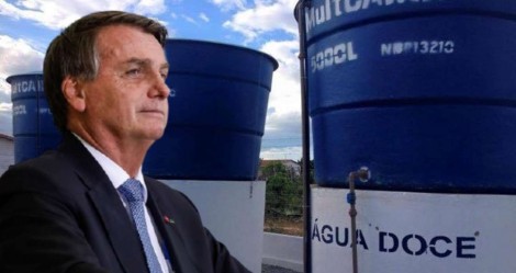 Bolsonaro bota o "último prego" na máfia do carro-pipa e faz entregas no RN (veja o vídeo)