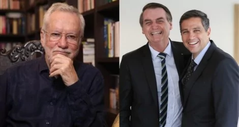 Alexandre Garcia, Jair Bolsonaro e Roberto Campos Neto - Foto: Marcos Corrêa/PR