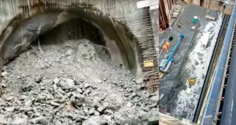Minutos de desespero: Operário registrou o exato momento do desabamento em obra do Metrô de SP (veja o vídeo)