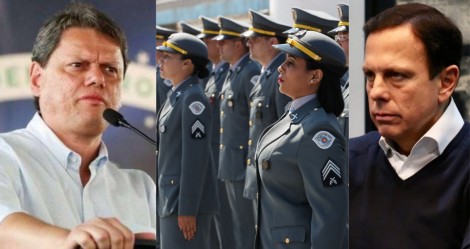 Vergonhoso: PM de SP escolhe Tarcísio como padrinho em formatura de sargentos e Doria cancela evento (veja o vídeo)