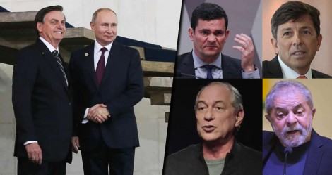 A gritaria com a visita de Bolsonaro à Rússia e a falta de vergonha na cara de seus críticos