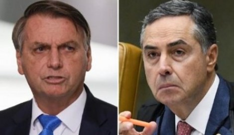 A declaração de Bolsonaro que fez Barroso elevar o tom "ameaçador" (veja o vídeo)