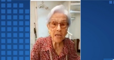 Ao completar 100 anos de idade, apoiadora comemora com emocionante mensagem a Bolsonaro (veja o vídeo)