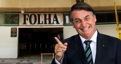 Folha volta a "torturar" a língua portuguesa atacando Bolsonaro com o esdrúxulo "despiora"