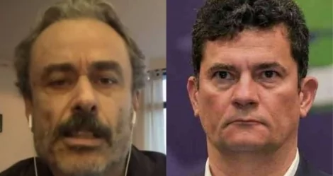 Guilherme Fiuza e Sérgio Moro - Foto: Reprodução/JP; Podemos