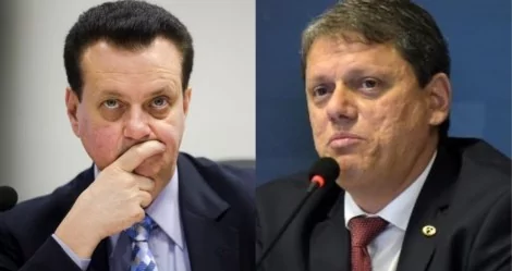 Gilberto Kassab e Tarcísio de Freitas - Foto: Agência Brasil; Ministério da Infraestrutura