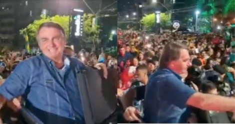 A passagem de Bolsonaro na Paraíba teve ‘datapovo histórico’ com multidão de apaixonados nas ruas (veja o vídeo)