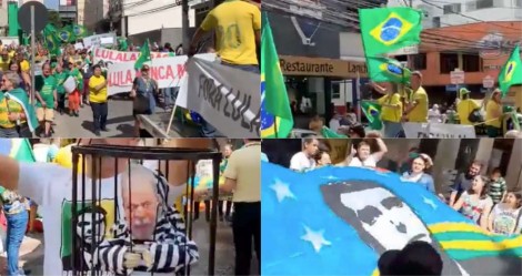 Vídeos de manifestações contra Lula em Juiz de Fora ‘invadem as redes’, em vergonha épica (veja o vídeo)