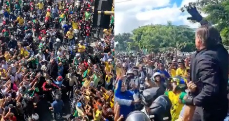 Para desespero de Rui Costa, a Bahia 'parou' para ver Bolsonaro, em Feira de Santana (veja o vídeo)